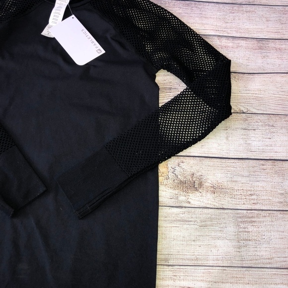 NWT Fabletics Cassie Seamless Mesh Long Sleeve Top - Picture 4 of 6